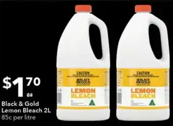 Black & Gold Lemon Bleach 2L