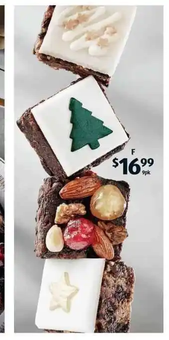 ALDI Christmas Cake Selection 9pk/740g offer