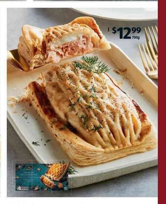 ALDI Salmon Wellington 700g offer