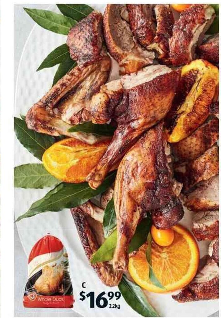 Whole Duck 2.2kg offer at ALDI