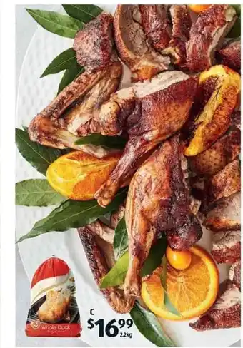 Whole Duck 2.2kg