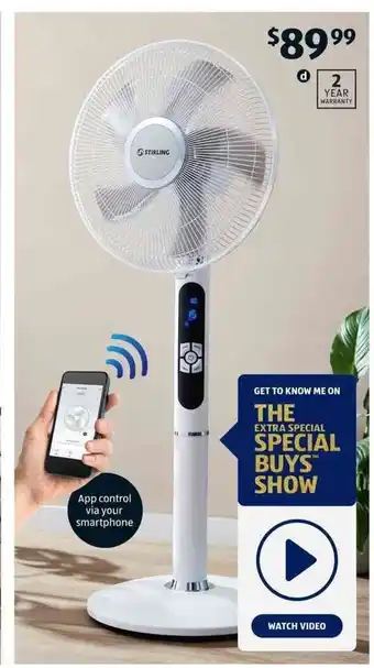 40 cm Pedestal Fan with Wi Fi Control
