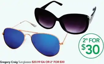 Gregory Craig Sunglasses