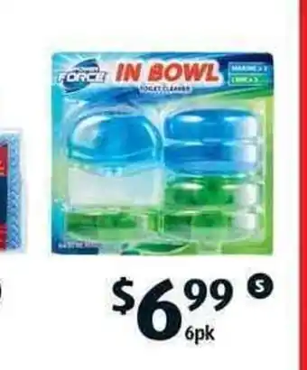ALDI In Bowl Toilet Cleaner 6pk/300mL offer