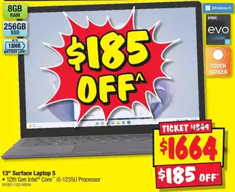 JB Hi-Fi 13" Surface Laptop 5 offer