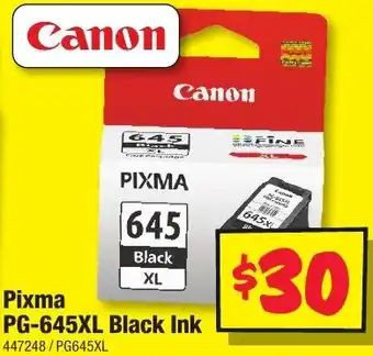 JB Hi-Fi PIXMA PG-645XL Black Ink offer