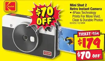JB Hi-Fi Mini Shot 2 Retro Instant Camera offer