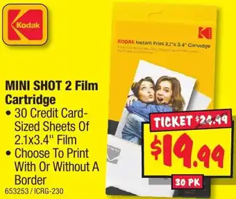 JB Hi-Fi MINI SHOT 2 Film Cartridge offer