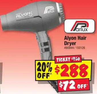 JB Hi-Fi Alyon Hair Dryer offer