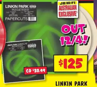 JB Hi-Fi LINKIN PARK offer