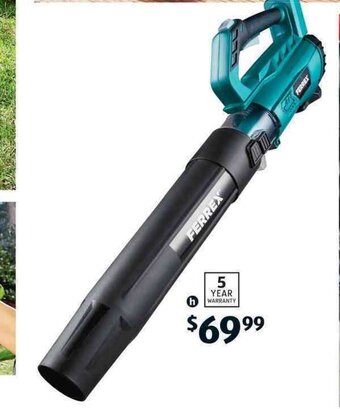 ALDI 20V Cordless Blower Skin offer
