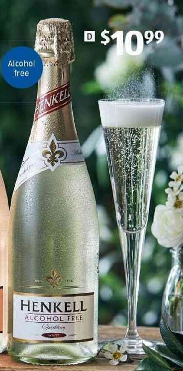 Henkell Alcohol Free Sparkling White NV 750ml offer at ALDI