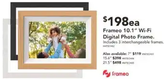 Harvey Norman Frameo 10.1" Wi-Fi Digital Photo Frame offer