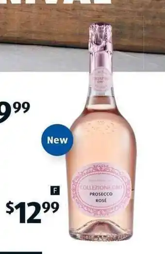 ALDI Collezione Oro Prosecco Rose DOC 2020 750ml offer