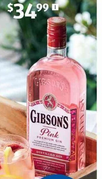 ALDI Gibson's Pink Gin 700ml offer