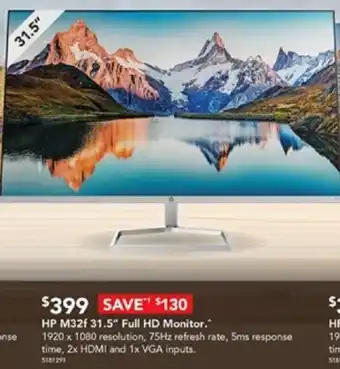 Harvey Norman HP M24fw 23.8" Full HD Monitor offer