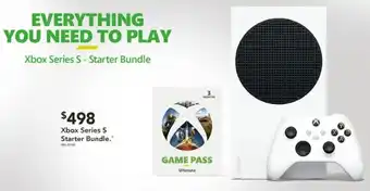 Harvey Norman Xbox Series S - Starter Bundle offer