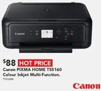 Harvey Norman Canon PIXMA HOME TS5160 Colour Inkjet Multi-Function offer