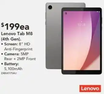 Harvey Norman Lenovo Tab M8 (4th Gen) offer