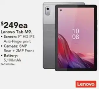 Harvey Norman Lenovo Tab M9 offer