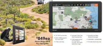 Harvey Norman Hema Maps HX-2 Plus Navigator offer