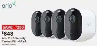 Harvey Norman Arlo Pro 5 Security Camera Kit - 4-Pack offer