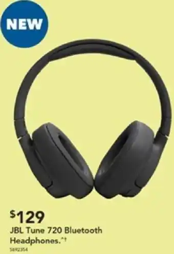 Harvey Norman JBL Tune 720 Bluetooth Headphones offer