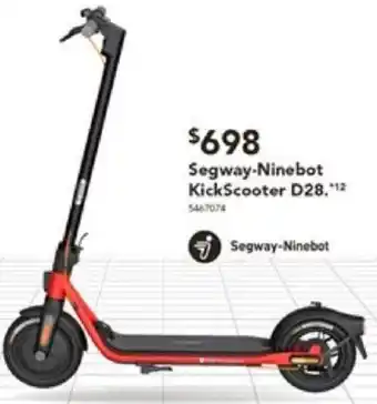 Harvey Norman Segway-Ninebot KickScooter D28 offer