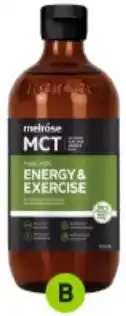 Superpharmacy Melrose Mct Oil Energy & Exercise 500ml offer