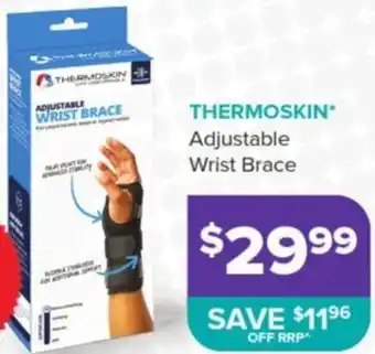 Ramsay Pharmacy THERMOSKIN Adjustable Wrist Brace offer