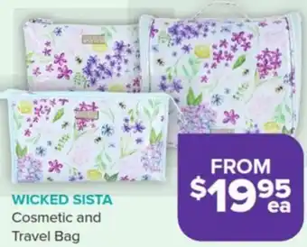 Ramsay Pharmacy WICKED SISTA Cosmetic and Travel Bag offer