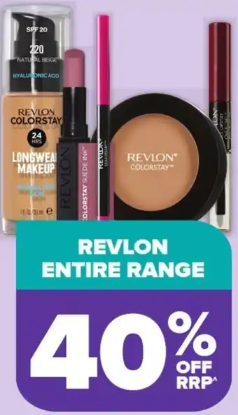 Ramsay Pharmacy REVLON ENTIRE RANGE offer