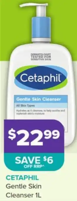 Ramsay Pharmacy CETAPHIL Gentle Skin Cleanser 1L offer