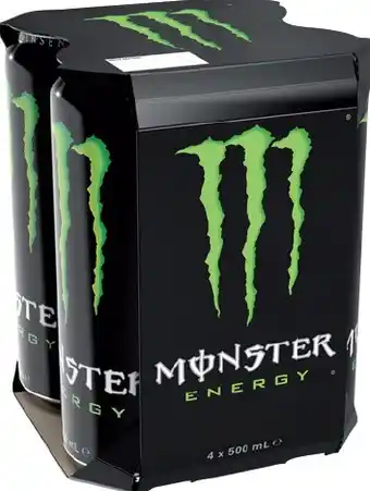 IGA Monster Energy Drink 4x500mL Selected Varieties offer