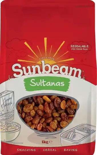 IGA Sunbeam Sultanas 1kg offer