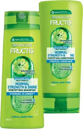 IGA Garnier Fructis Shampoo or Conditioner 315mL Selected Varieties offer