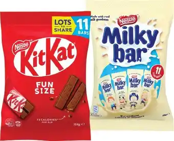 IGA Nestlé Fun Size 11 Pack Selected Varieties offer