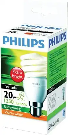 IGA Philips Tornado Light Bulb 1 Pack Selected Varieties offer