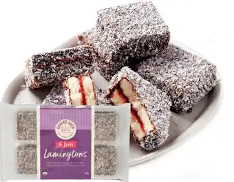 IGA Bakers Oven Lamingtons Cream or Jam 350g offer