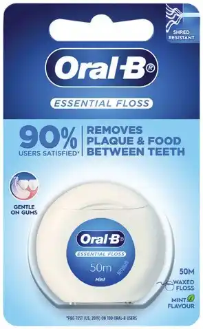 IGA Oral‑B Essential Mint Waxed Floss 50m offer