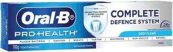 IGA Oral‑B Pro Health Advanced or 3D White Toothpaste 110g Selected Varieties offer