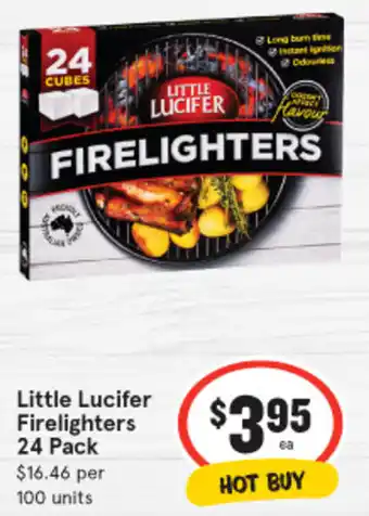 IGA Little Lucifer Firelighters 24 Pack offer