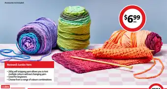 Coles Nestwell Jumbo Yarn offer