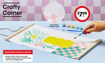 Coles Nestwell Paint by Numbers Wall Art offer