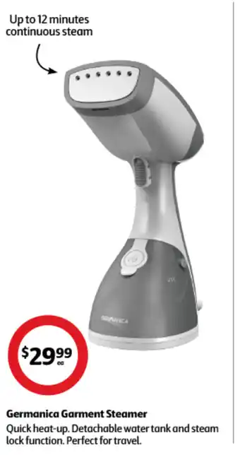 Coles Germanica Garment Steamer offer