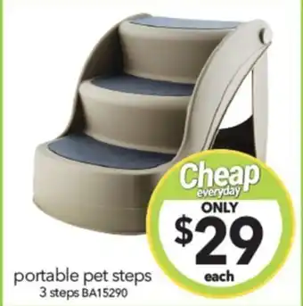 Cheap as Chips portable pet steps 3 steps offer