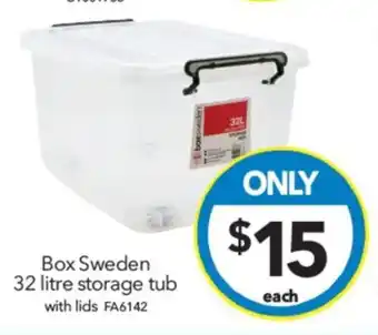 Cheap as Chips Box Sweden 32 litre storage tub offer