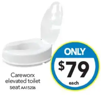 Cheap as Chips Careworx elevated toilet seat offer