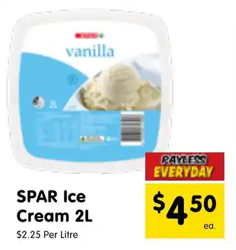 Spar SPAR Ice Cream 2L offer