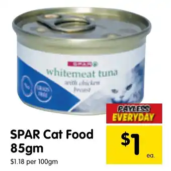 Spar SPAR Cat Food 85gm offer